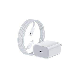 欧克士/OSKJ  30W PD快充充电器 编纱C-C 1米 头 线套装