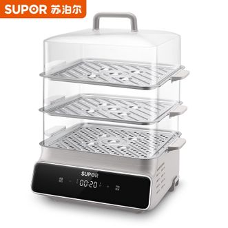 苏泊尔（SUPOR）  电蒸锅家用15.7L大容量多功能早餐机智能预约不粘电热锅ZN26FC32