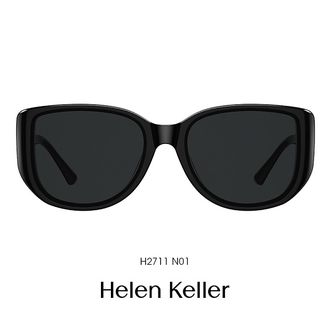 海伦凯勒（Helen Keller）  2025新品太阳镜潮流复古ins猫眼墨镜防紫外线 H2711N01