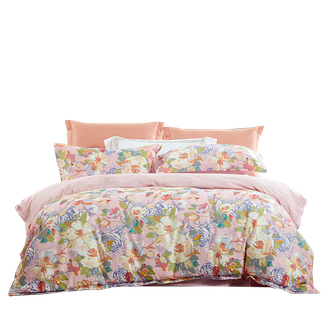 富安娜/Fuanna  纯棉床单四件套 南巷清风