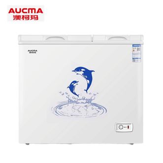 澳柯玛/Aucma  203升家用冰柜 双温双箱冷柜 冷藏冷冻卧式冰箱 冷藏全铜管 一级能效 BCD-203CNE