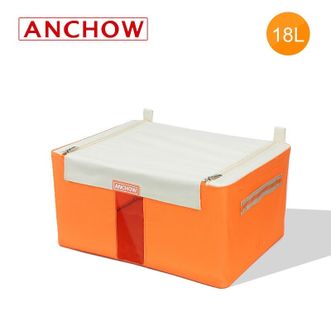 安巢/ANCHOW  视窗型百纳箱AJ117 折叠衣物收纳箱布艺抽屉收纳盒牛津布被子玩具储物箱家用箱子整理  35*28*18CM