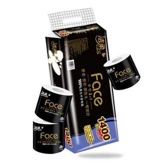 洁柔  卫生卷纸（Face有芯）4层140克10卷/提装 有芯卷纸厚实卷筒纸家用厕纸手纸卫生纸擦手纸家用实惠装