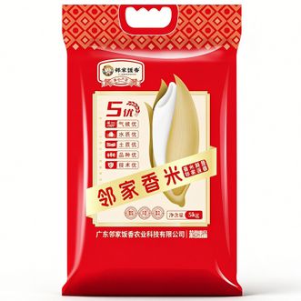 邻家饭香  邻家香米5kg 粒粒饱满 清香软糯