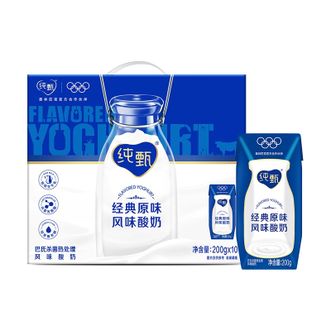 蒙牛  纯甄原味风味酸奶200g*10包