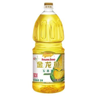 金龙鱼玉米油家庭装炒菜食用油胚芽油1.8L