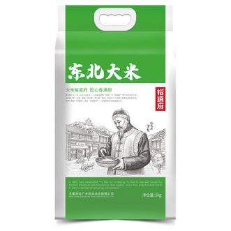 裕道府  匠心系列东北大米双层袋真空装 5kg