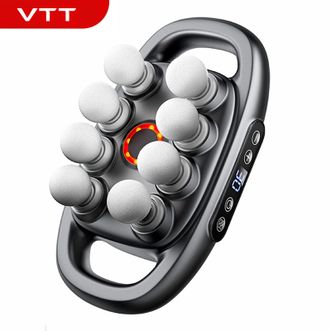 VTT  新升级8头筋膜枪揉捏全身深层肌肉器腰腿部电动颈膜按摩仪