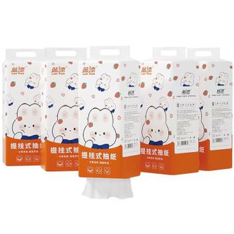 蓝漂  悬挂式抽纸气垫纸巾面巾纸卫生纸厨房用纸厕纸整箱装 6提