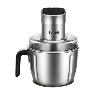 苏泊尔  绞肉机 JR65S-G220 家用电动多功能不锈钢悬浮刀料理搅拌机2.2L大容量