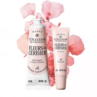欧舒丹（L'OCCITANE）  伴手礼 樱花手霜唇膏 2件套