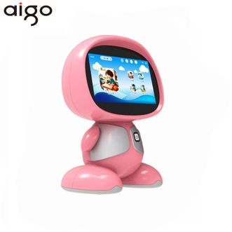 爱国者（aigo）  早教机器人HH-C-E7【粉色】 AI大模型人工智能机器人deepseek问答玩具闹钟男女孩生日礼物