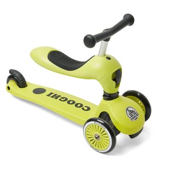 酷骑/COOGHI  可骑可滑二合一多功能滑板车V2小绿车二合一经典款