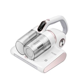 海尔/Haier  手持大吸力双杯智能除螨仪 超声波紫外线吸尘器 杀菌去螨虫 可视双尘杯 HZ-C9W