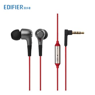 漫步者EDIFIER 入耳式重低音手机耳机/线控可通话运动耳塞H230P 音质纯正低失真 强劲低频