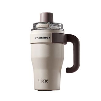 TKK  T-One弹盖冰霸杯保温杯陶瓷覆层内胆水杯  沙丘咖 800ml TKK2032