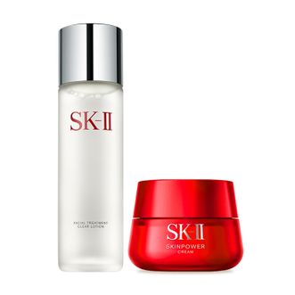 SK-II  神仙水精华液大红瓶面霜护肤组合装skllsk2