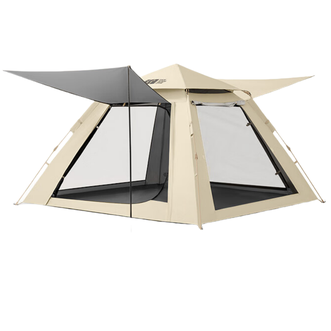 探险者（TAN XIAN ZHE）  山如故系列故山户外天幕+帐篷套餐 帐篷天幕露营装备 嫩黄