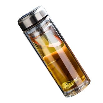 天喜 玻璃杯1000ml大容量茶水分离泡茶杯TBL148-1000