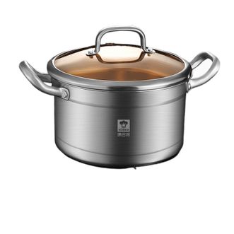 康巴赫/KOBACH  304不锈钢 家用电磁炉燃气灶通用 22cm汤锅 KGX-T22O