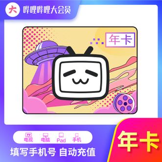 哔哩哔哩大会员  年卡12个月