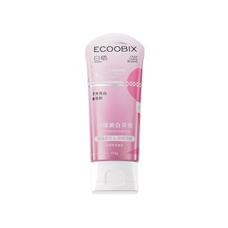 白惜/ecoobix  闪耀美白牙膏100g