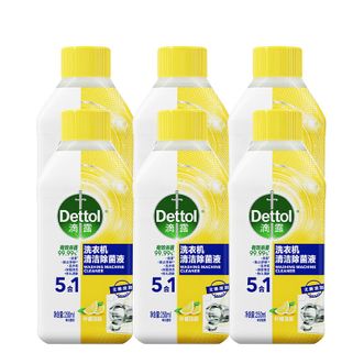 滴露  洗衣机清洁除菌液  250ml*6瓶  柠檬  囤货装