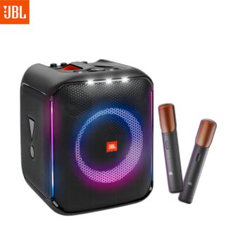 JBL  音乐战将欢唱版 无线蓝牙低音炮 户外办公家庭电脑音箱 户外便携移动音响 广场舞K歌教师扩音器 PARTYBOX ENCORE