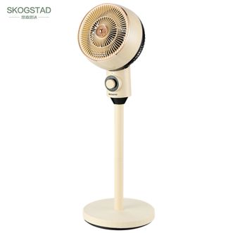 SKOGSTAD  思嘉思达 空气循环扇电风扇 立式轻音落地扇涡轮换气扇夏天降温神器办公室宿舍卧室客厅家用电器大风力转页扇摇头扇电扇SKD-F0178米白色