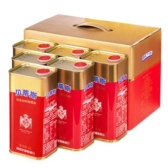 贝蒂斯/BETIS  特级初榨橄榄油1L*6罐礼盒装 西班牙原装进口