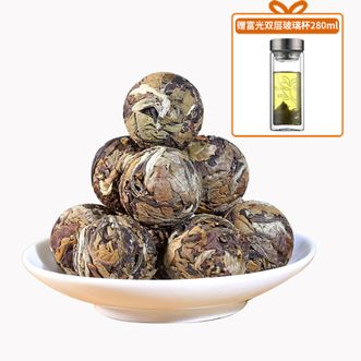 美田  玫瑰白茶龙珠100g/袋一颗一泡赠富光杯280ml