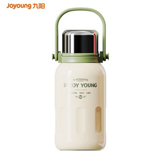 九阳/Joyoung  罗马假日系列保温杯 高颜值大容量保温杯316L不锈钢旅行壶大肚杯车载便携保温随行杯 绿色