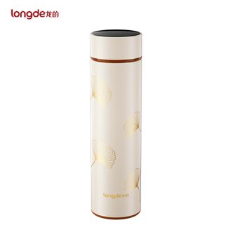 龙的/Longde  保温杯 304不锈钢保温杯茶水分离杯子长效保温车载男女泡茶杯 LD-BW5008