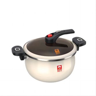 康巴赫（KBH）  6.5L珐琅微压汤锅KGF-T65W