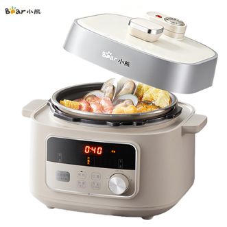 小熊/Bear  电压力锅高压锅家用电饭煲蒸炖煮多功能菜单安全自动排气电饭锅