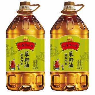 金龙鱼  食用油 外婆乡小榨巴蜀风味菜籽油 5L 5L*2桶