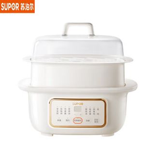 苏泊尔（SUPOR）  电炖锅DZ16YC957 电炖盅 迷你版家用1-3个人煲汤锅炖汤盅 煮粥锅熬粥燕窝炖盅养生辅食锅多功能锅 双炖盅 1.6L