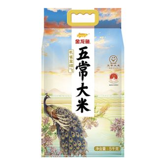 金龙鱼  孔雀呈祥飞wu常大米5kg
