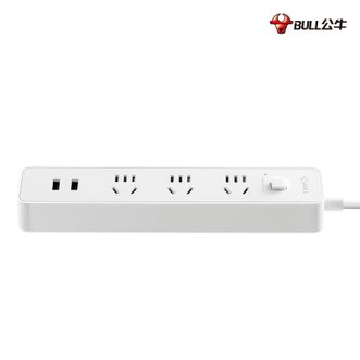 公牛（BULL）  插排 插座 2USB接口 家用办公 插线板   接线板 GNV-UUA123