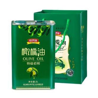 川珍  思其味 特级初榨橄榄油2L 食用油炒菜油桶装