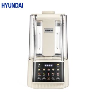 HYUNDAI  HYUNDAI韩国轻音破壁机QC-LL2602 家用豆浆机柔声低音料理机玻璃杯体加热高温清洗保温全自动辅食榨汁机沙冰搅拌机