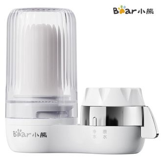小熊/Bear  厨房水龙头过滤器 家用水龙头净水器 自来水龙头净水头双花洒出水滤芯可清洗