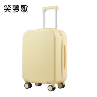 笑梦歌  圆角老冰棍行李箱20英寸密码拉杆箱有杯架轻音减震万向轮箱子MG2028
