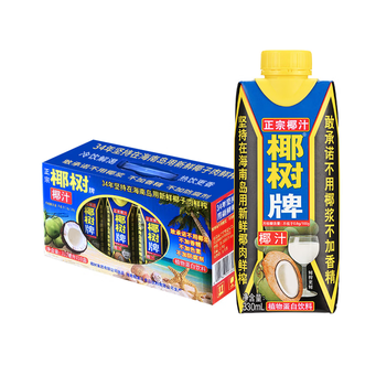 椰树  椰汁 330ml*10盒 植物蛋白饮料正宗海南特产礼盒装