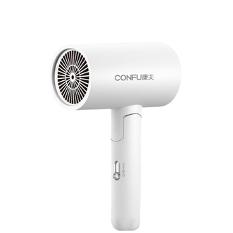康夫  电吹风机家用大功率 便携可折叠 【皓月白】1800W-护发KF-3140