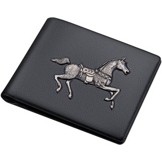 英皇保罗WILLIAMPOLO男士钱包真皮短款轻奢简约皮夹多卡位钱包男士钱夹皮夹211547