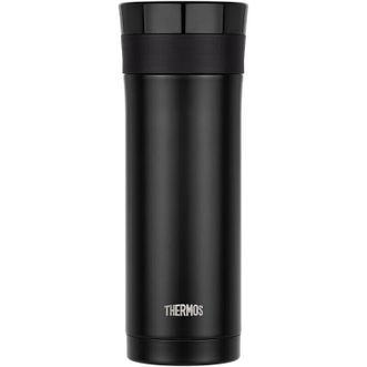 膳魔师（THERMOS）  470mL容量温显杯不锈钢保温杯 智能温度显示充电商务办公简约便携泡茶水杯 TCDB500 黑色