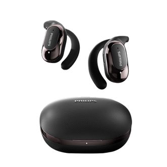 飞利浦（PHILIPS）  骨传导蓝牙耳机  开放不入耳蓝牙闪连6.0运动音乐通话降噪耳机