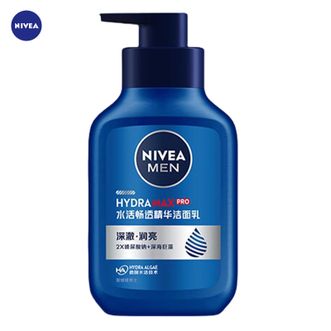 妮维雅/Nivea  男士水活畅透精华玻尿酸洁面乳150g-包装随机发 全新水活洁面乳 清洁控油