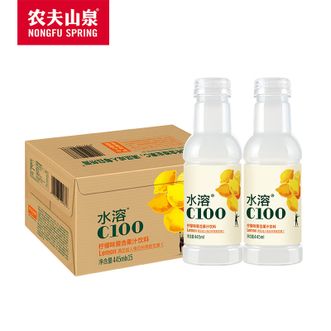 农夫山泉  水溶C100柠檬味复合果汁饮料445ml*15瓶